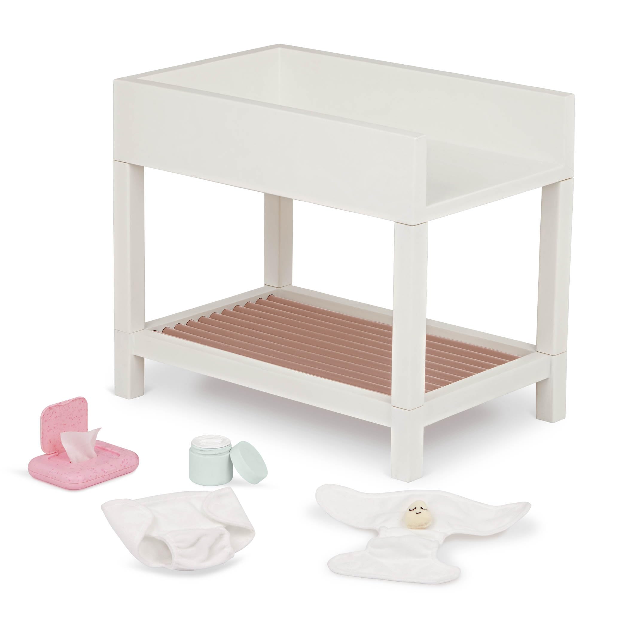 Baby Doll Changing Station with Accessories for Kids 2+