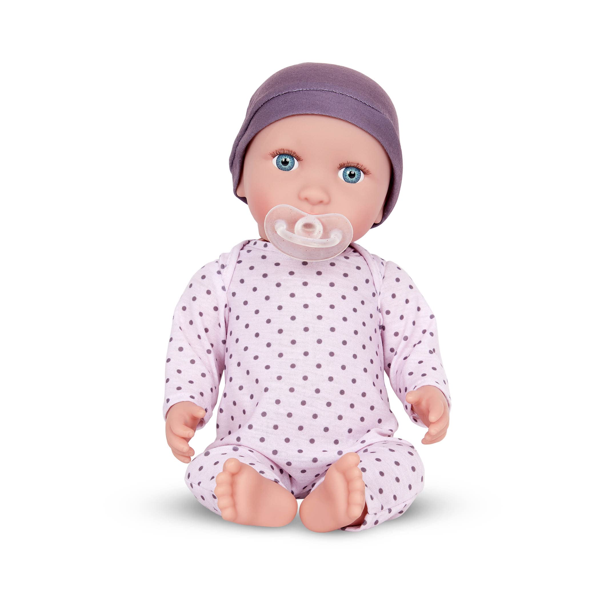 14-inch Babi by Battat Baby Doll, Blue Eyes, Medium Skin Tone, 2 Years +